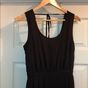 Black Maxi dress with sheer bottom